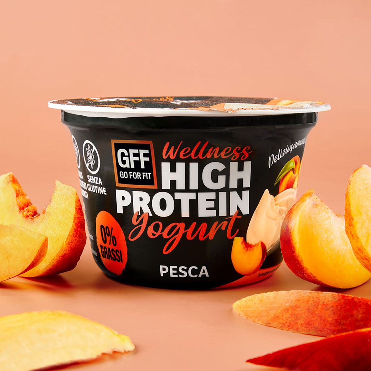 Yogurt Proteico al pesca GFF Yogurt High Protein