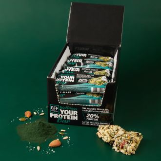 Barretta proteica con alga spirulina – 1 scatola – 20 pz